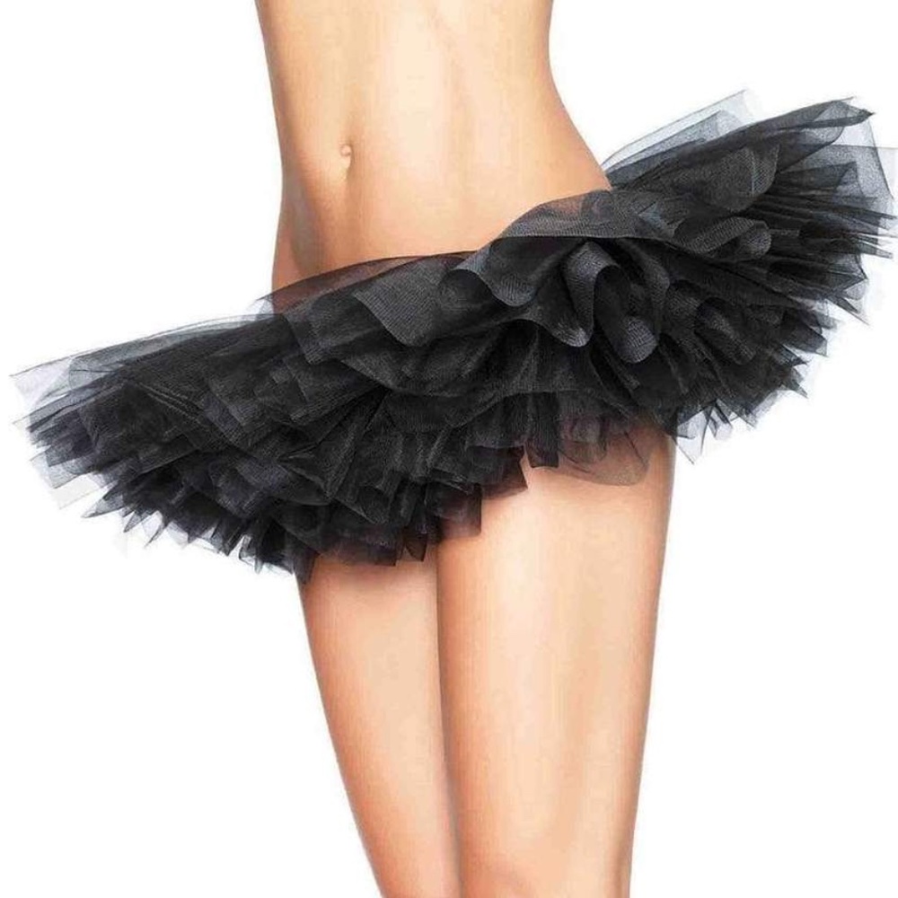 NIB Leg Avenue Black Tulle Organza Tutu